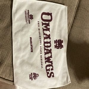 MS State towel from 2021 college World Series